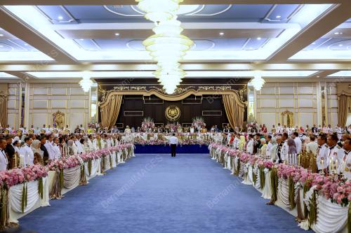 MAJLIS SANTAPAN DIRAJA PERTABALAN YANG DI-PERTUAN AGONG KE-17