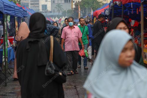 TINJAUAN PELITUP MUKA DI KAWASAN BAZAR RAMADAN