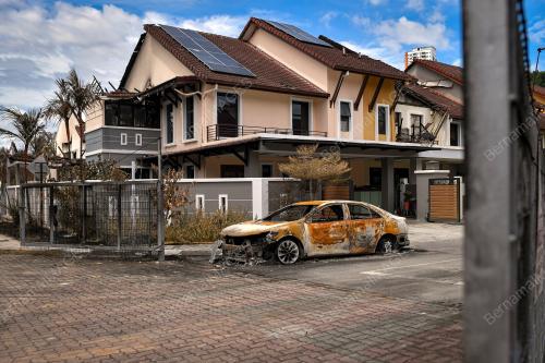KEBAKARAN SALURAN PAIP GAS