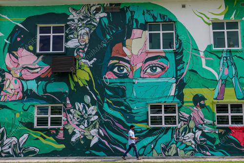 MURAL MENJADI LAMBANG PERJUANGAN FRONTLINER