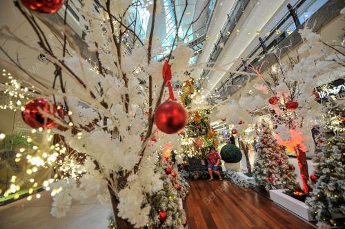 PERHIASAN SAMBUTAN HARI NATAL THE GARDEN