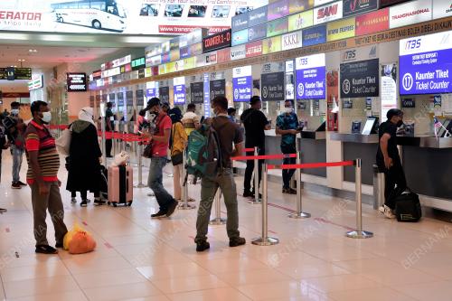 TINJAUAN PERGERAKAN RENTAS NEGERI - TERMINAL BERSEPADU SELATAN