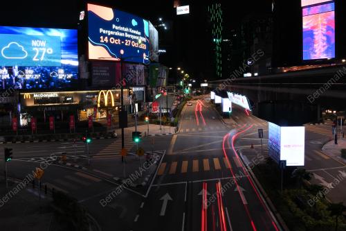 BUKIT BINTANG LENGANG SELEPAS JAM 10 MALAM