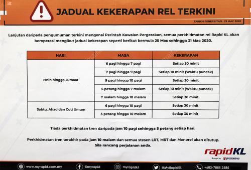 PENGGUNA PENGANGKUTAN AWAM - PERINTAH KAWALAN PERGERAKAN