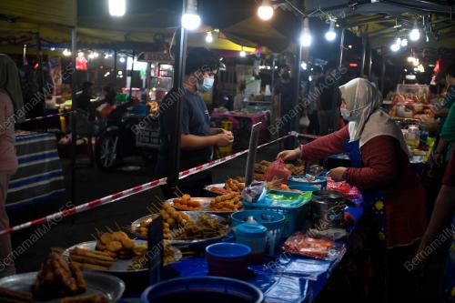 TINJAUAN PASAR MALAM DIBUKA SEMULA
