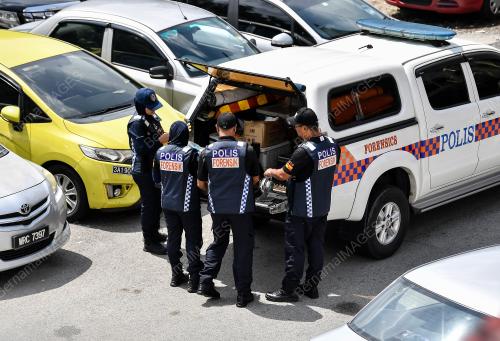 UNIT FORENSIK TIBA DI LOKASI ZAYN RAYYAN