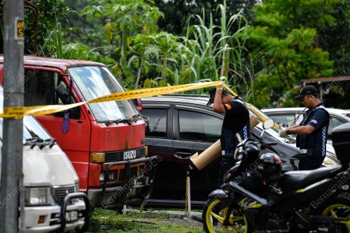 UNIT FORENSIK TIBA DI LOKASI ZAYN RAYYAN