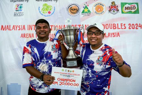 KEJOHANAN PETANQUE DOUBLE TERBUKA MALAYSIA