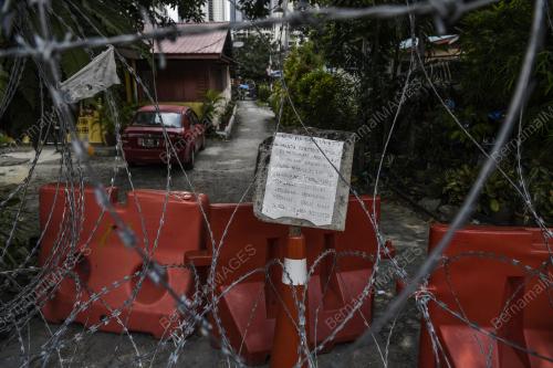 PERINTAH KAWALAN PERGERAKAN DIPERKETATKAN DI KAMPUNG SEGAMBUT DALAM