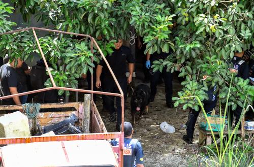 UNIT FORENSIK TIBA DI LOKASI ZAYN RAYYAN