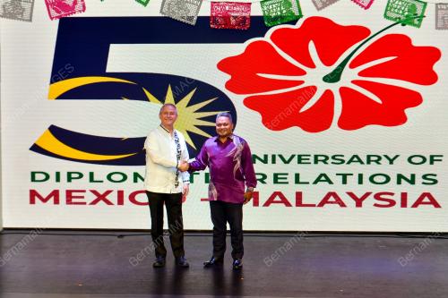 CELEBRATION OF 50 YEARS OF DIPLOMATIC RELATIONS MEXICO AND MALAY