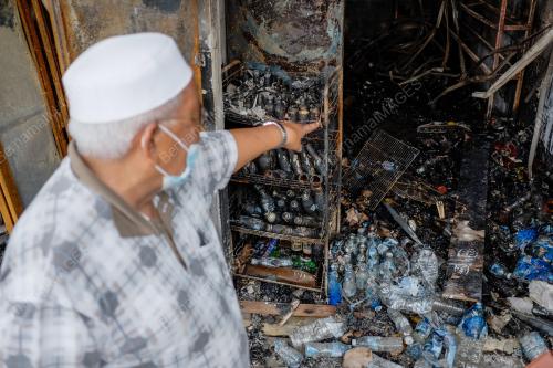 TINJAUAN KEBAKARAN DI PASAR DATO KERAMAT