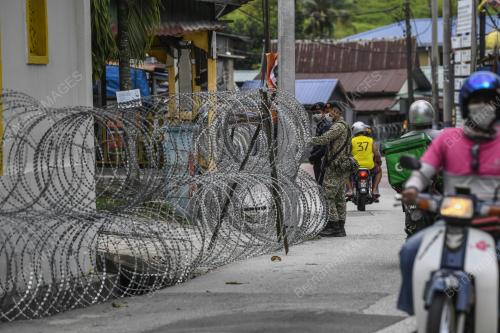 PERINTAH KAWALAN PERGERAKAN DIPERKETATKAN DI KAMPUNG SEGAMBUT DALAM
