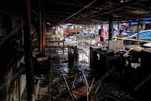 TINJAUAN KEBAKARAN DI PASAR DATO KERAMAT