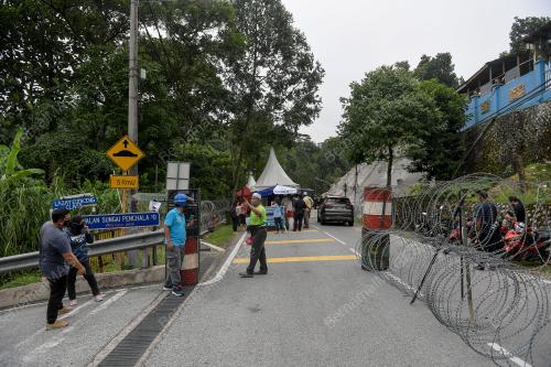 PERINTAH KAWALAN PERGERAKAN DIPERKETATKAN DI KAWASAN KAMPUNG SUNGAI PENCHALA