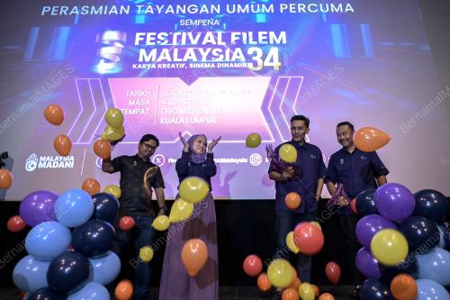PERASMIAN TAYANGAN UMUM PERCUMA SEMPENA FESTIVAL FILEM MALAYSIA