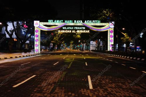 SUASANA MENJELANG AIDILFITRI DI IBU KOTA