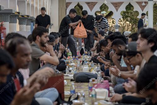 MASJID JAMEK BERBUKA PUASA