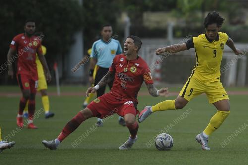 PERLAWANAN PERSAHABATAN SKUAD B-22 NEGARA VS NEGERI SEMBILAN FC