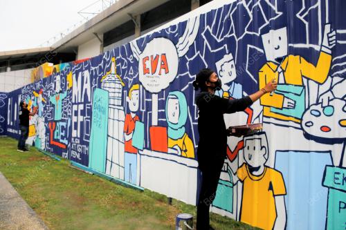 SENI DOODLE 200 METER DI BALAI SENI NEGARA