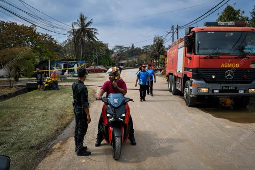KEBAKARAN SALURAN GAS