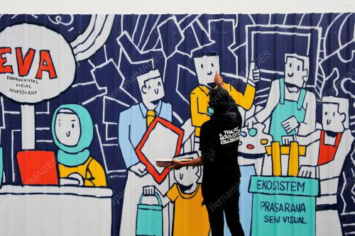 SENI DOODLE 200 METER DI BALAI SENI NEGARA