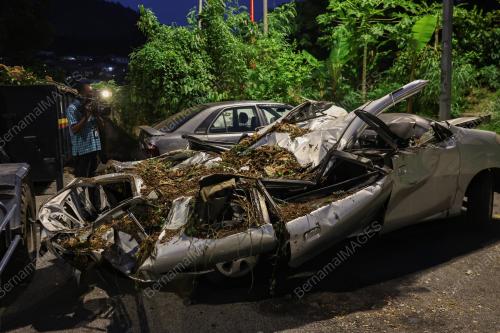 DUA LELAKI MAUT DIHEMPAP POKOK TUMBANG DI AMPANG