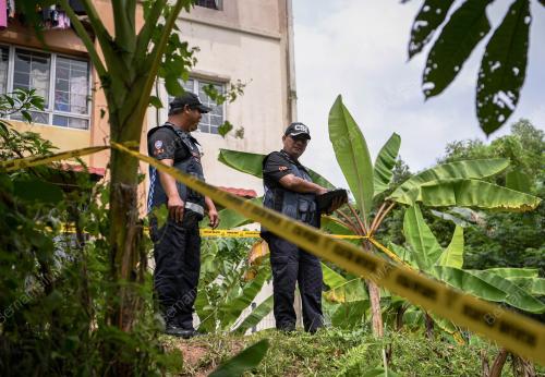 UNIT FORENSIK TIBA DI LOKASI ZAYN RAYYAN