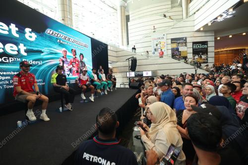 SESI BERTEMU PEMINAT BERSAMA PENUNGGANG MOTOGP