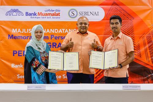 MOU BANK MUAMALAT DAN SERUNAI