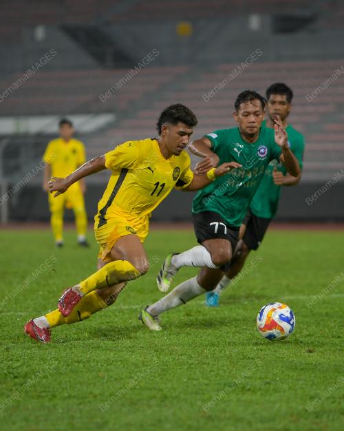 PERLAWANAN PERSAHABATAN SKUAD B23 NEGARA VS MELAKA FC