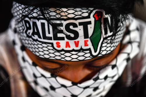 PROTES SENYAP PEDULI RAFAH