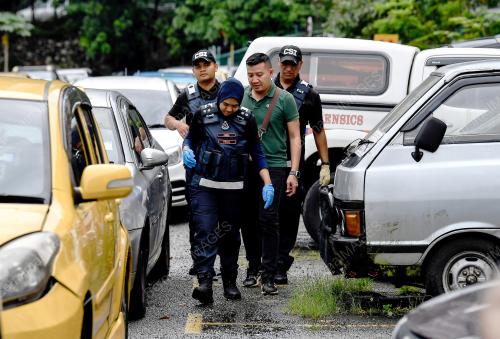 UNIT FORENSIK TIBA DI LOKASI ZAYN RAYYAN