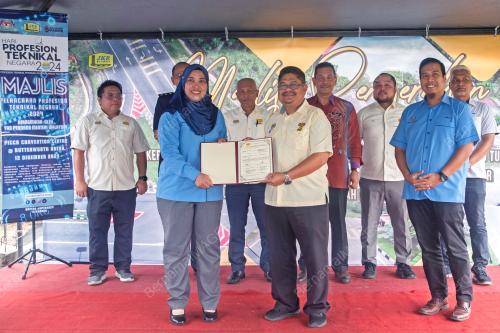 JKR LABUAN - PENYERAHAN PROJEK SIAP