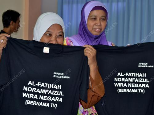 SUMBANGAN ALLAHYARHAM NORAMFAIZUL MOHD NOR