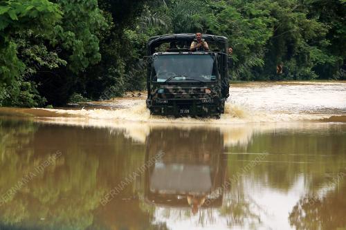 BENCANA BANJIR DI FELDA SUNGAI KELAMAH
