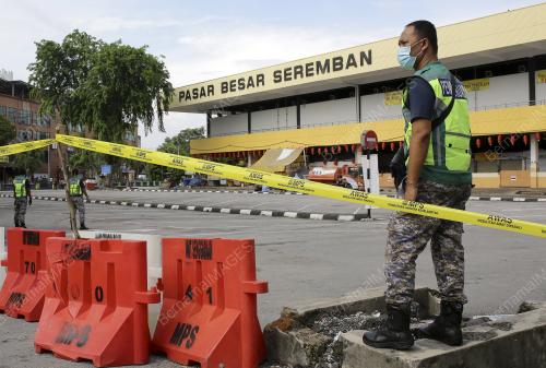 PASAR BESAR SEREMBAN DITUTUP SELAMA TIGA HARI
