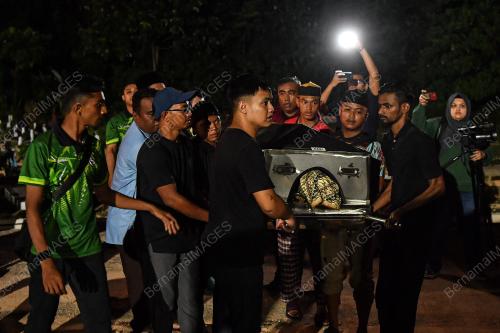 PENGEBUMIAN MANGSA KEMALANGAN