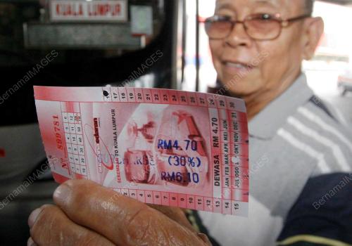 TIKET BAS HENTI-HENTI NAIK HARGA