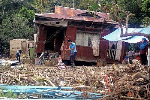 PASCA BENCANA BANJIR DI KAMPUNG PUOM, JELEBU