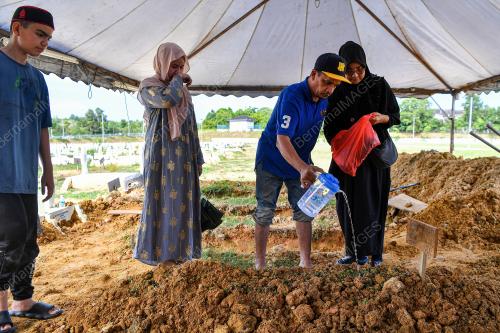 PENGEBUMIAN PELAKON JOHAN ABDULLAH