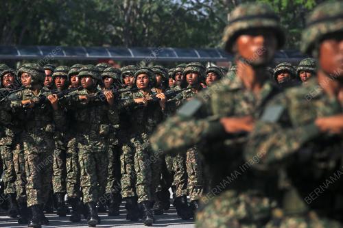 PERBARISAN TAMAT LATIHAN PERAJURIT MUDA