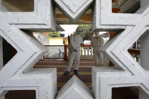 OPERASI SANITASI PASUKAN HAZMAT JABATAN BOMBA DAN PENYELAMAT NS