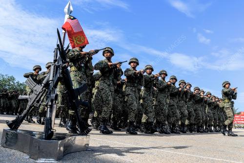 PERBARISAN TAMAT LATIHAN PERAJURIT MUDA
