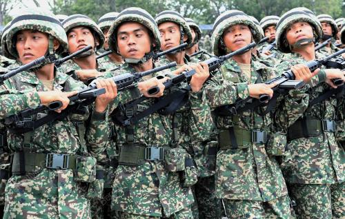 PEMBARISAN TAMAT LATIHAN