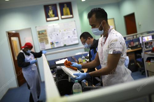 PROSES SANITASI DI BIRO BERNAMA NEGERI SEMBILAN