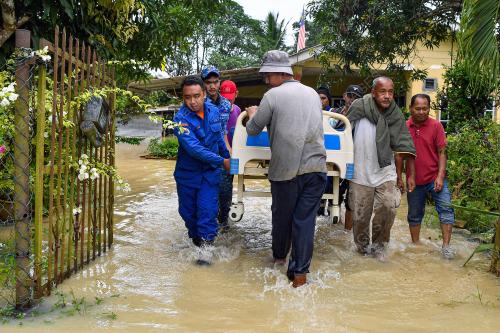 BENCANA BANJIR DI KAMPUNG BANGKAHULU