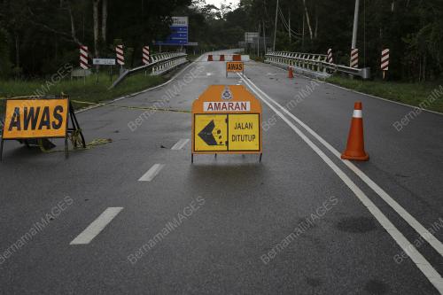 PENUTUPAN JALAN SEMPADAN NEGERI SEMBILAN DAN SELANGOR