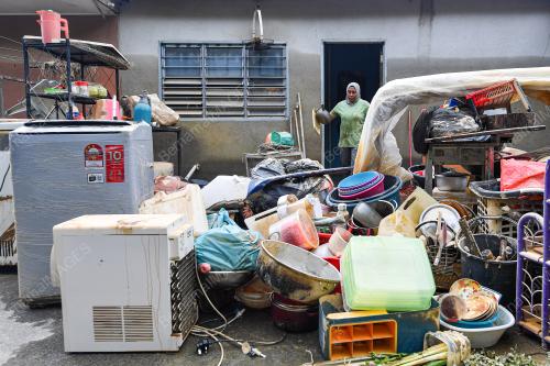 PASCA BANJIR DI GEMAS