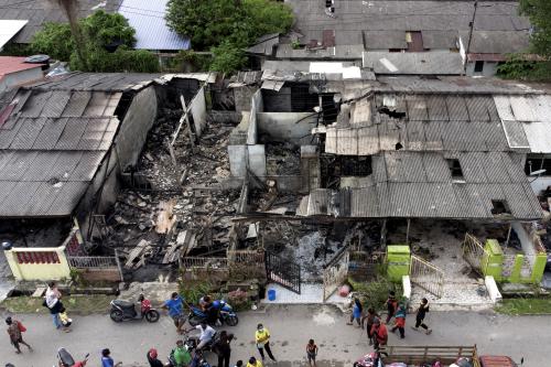 KEBAKARAN RUMAH RAKYAT MANTIN